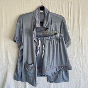 Bride Tribe Pajama Set – Blue Short Sleeve Top & Shorts – Size XL